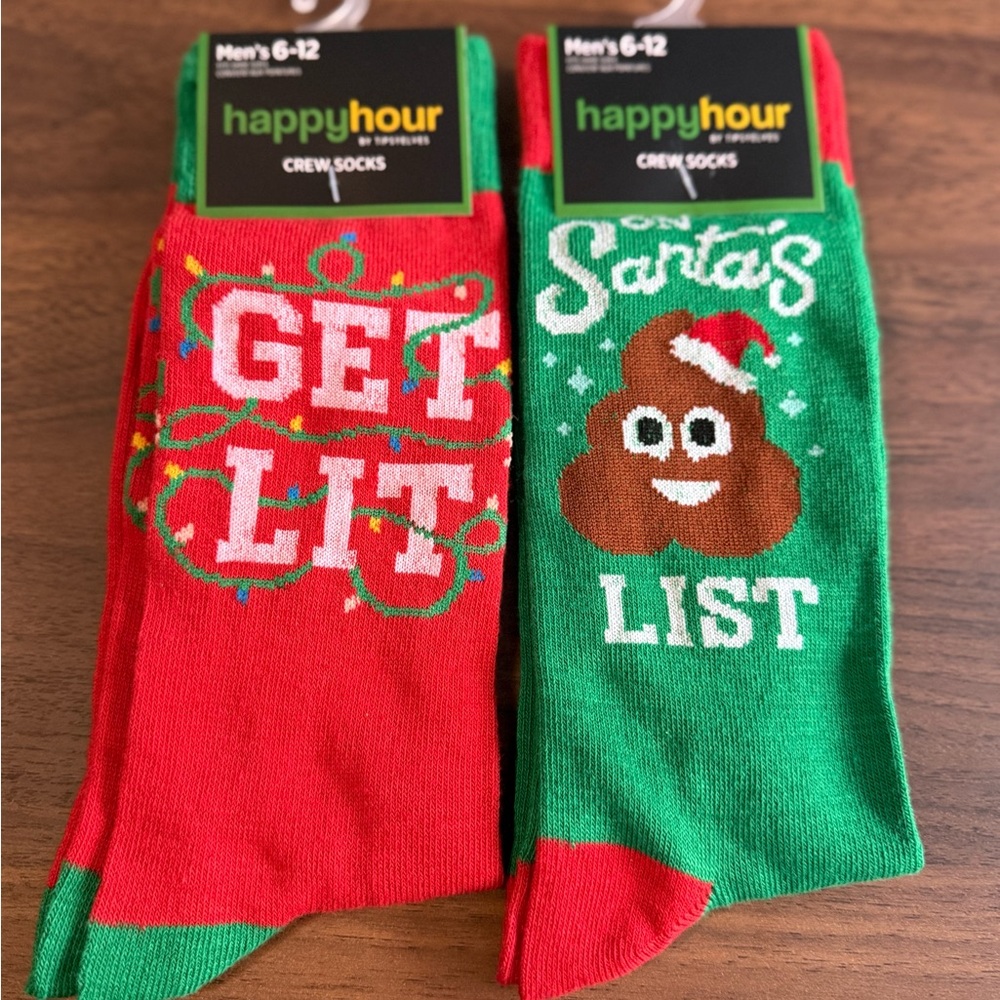 Tipsyelves Christmas Socks - Picture 1 of 3